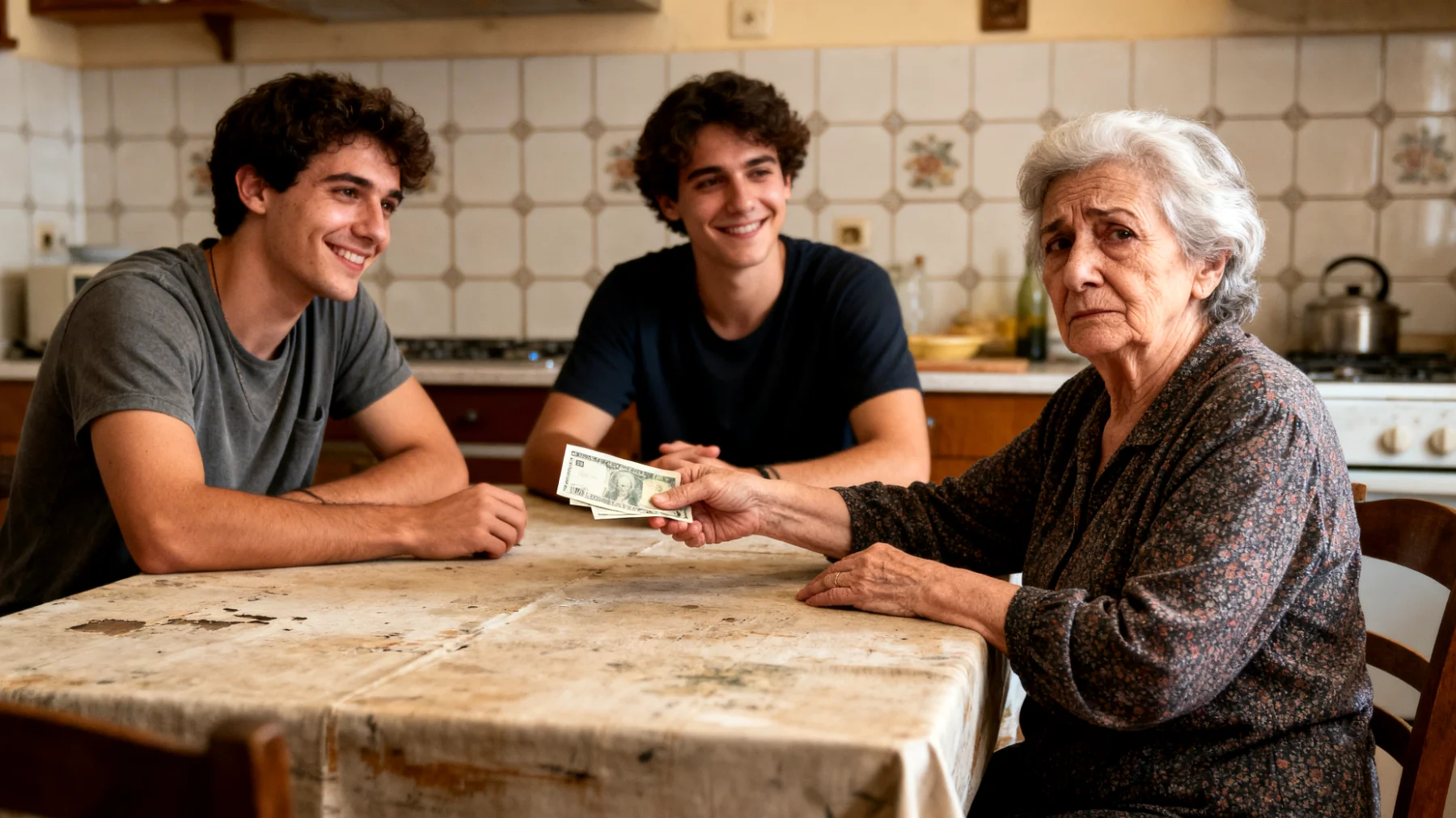La nonna fatica a porre limiti chiari ai nipoti giovani adulti, cedendo continuamente alle loro richieste per paura di deluderli o di essere vista come severa, alimentando così comportamenti irresponsabili e una scarsa capacità di gestire le conseguenze delle proprie scelte."