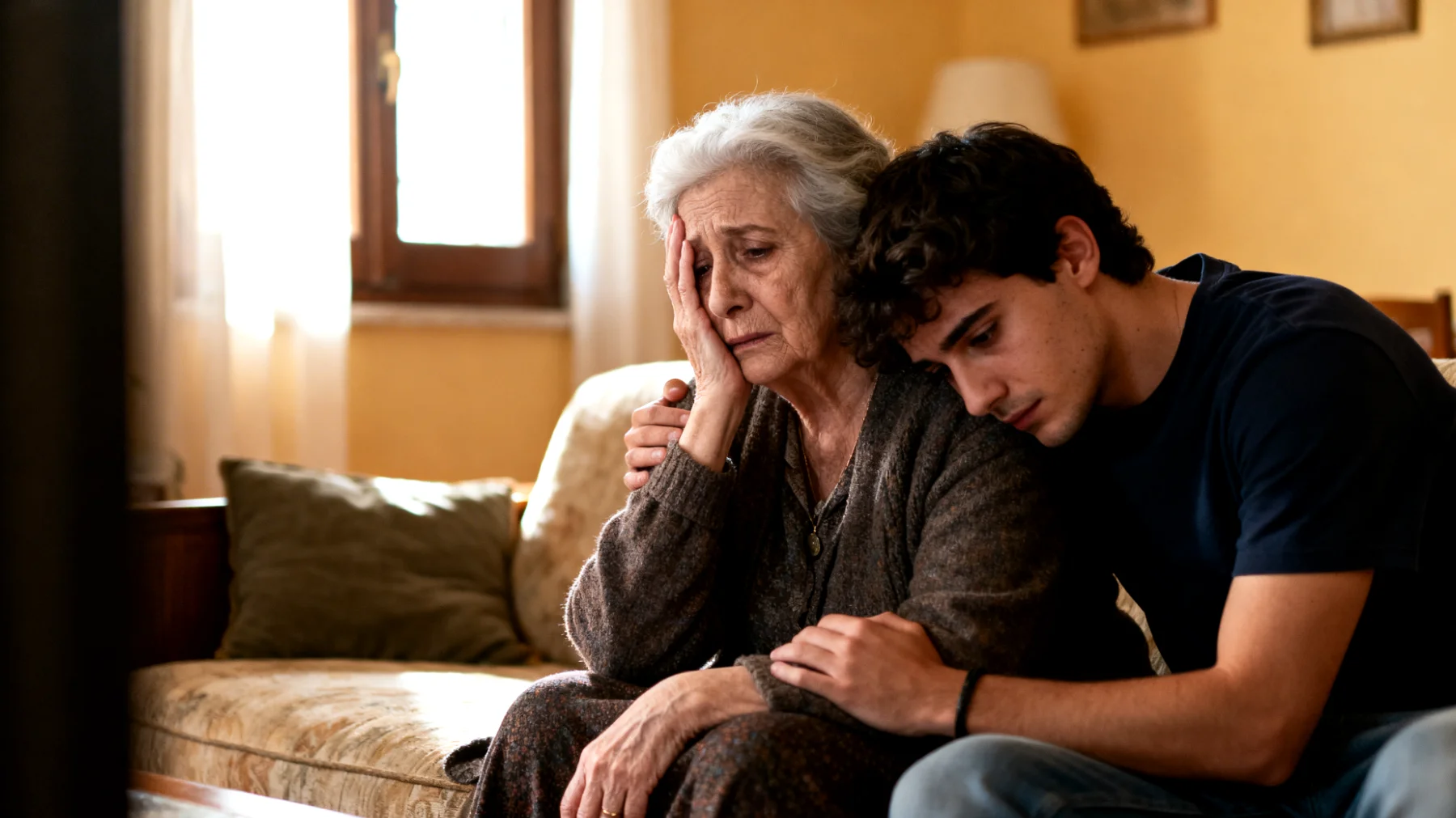 La nonna fatica a gestire il forte attaccamento del nipote giovane adulto, che continua a cercare in lei un punto di riferimento emotivo e pratico costante, faticando a costruire una propria indipendenza affettiva e decisionale."